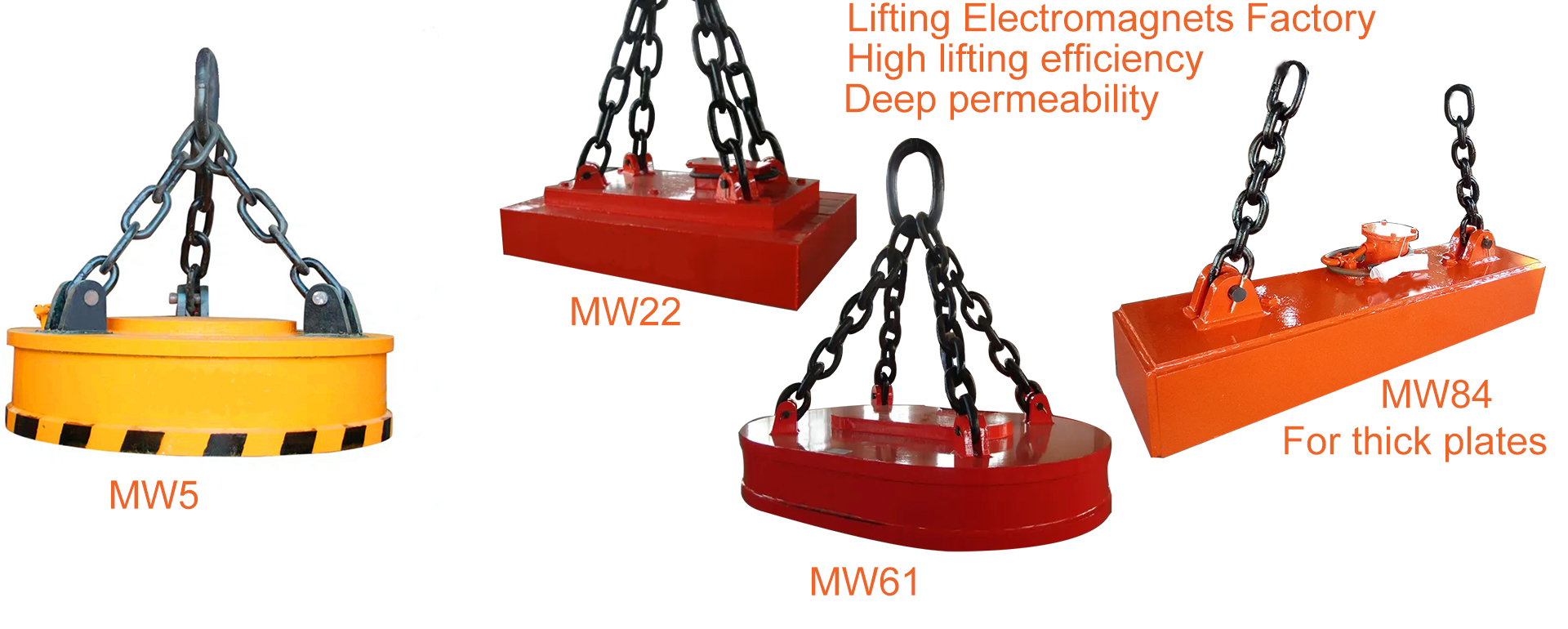 High efficiency Lifting Electromagnets for handing billiets