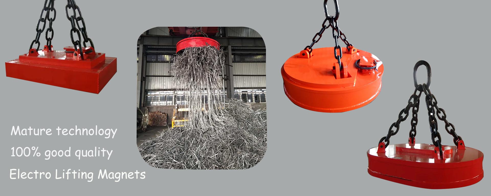 High efficiency Lifting Electromagnets for handing billiets